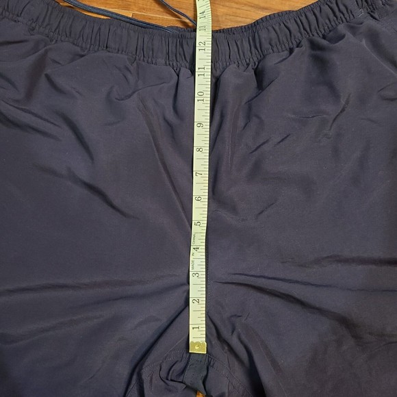 LL Bean Sports Shorts Medium Blue Swim Trunks Suit Logo Beach Basic Pockets Hike - Picture 12 of 14